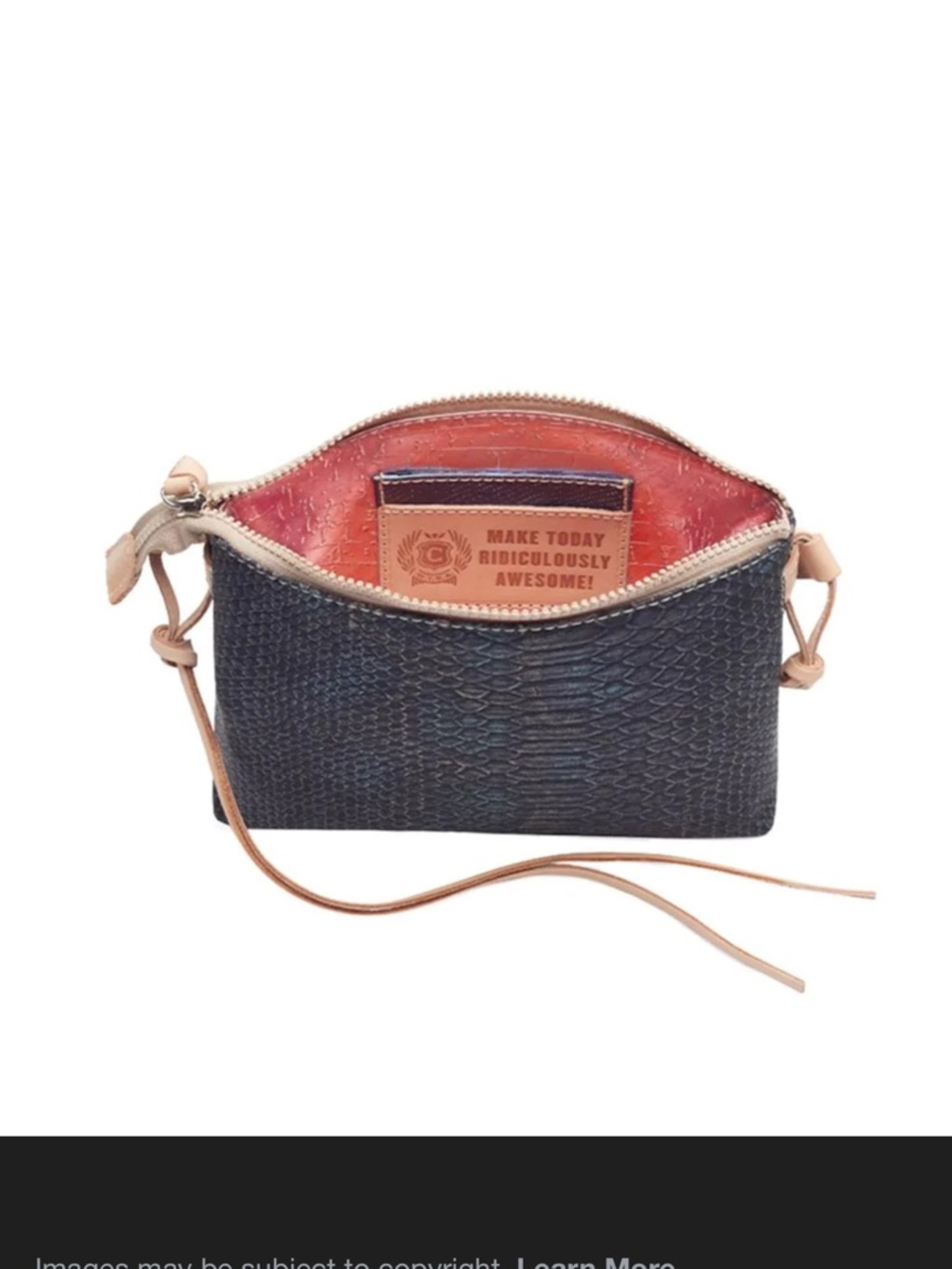 Consuela Rattler Crossbody 8x5 zip closure - Picture 3 of 8